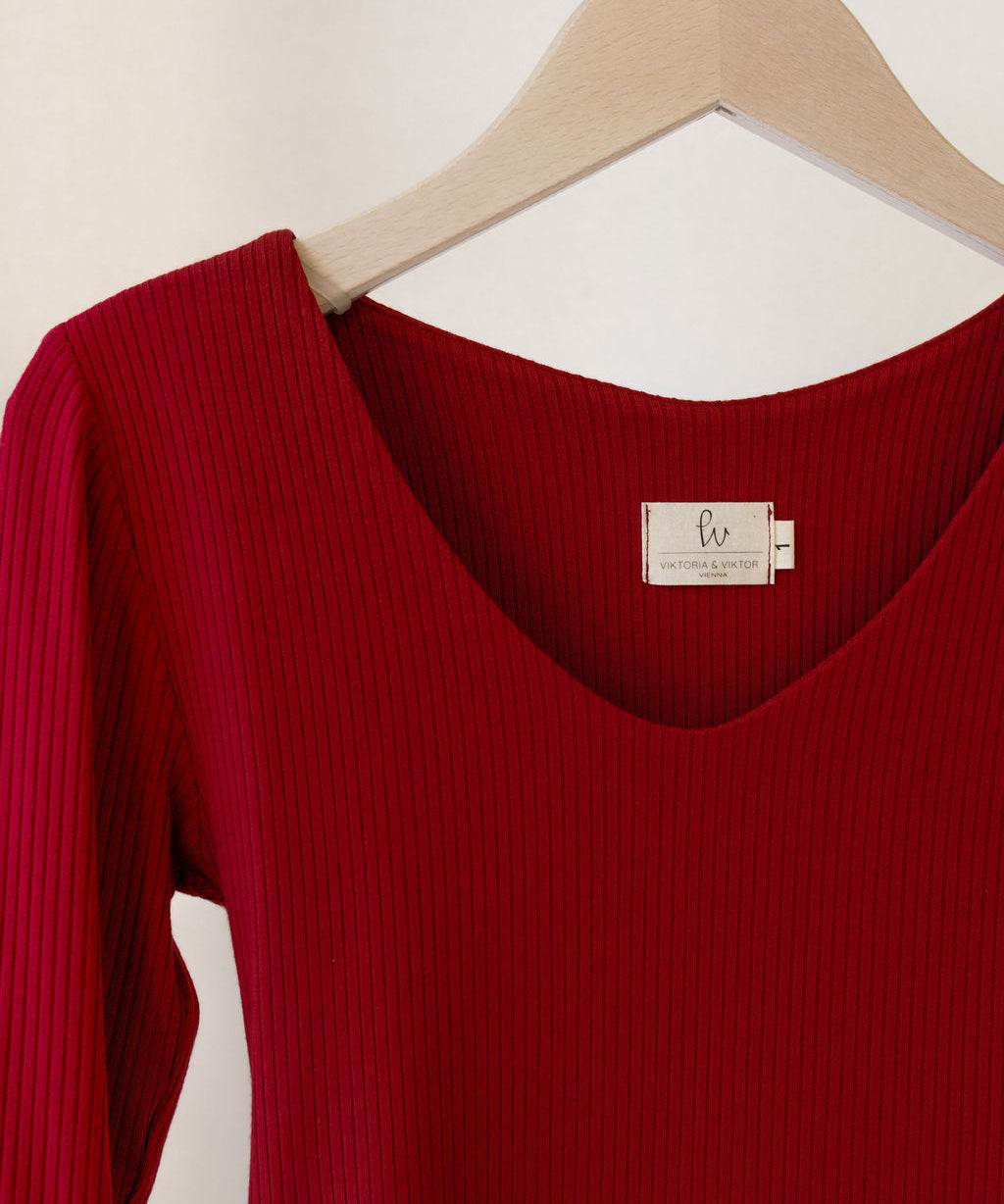 GRETA Longsleeve Cherry