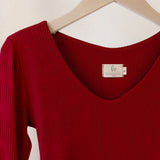 GRETA Longsleeve Cherry