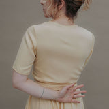 EWA Wrapblouse Butter