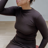LOUISA Longsleeve Espresso