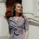 EWA Wrapblouse Light Lavender