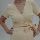 FIONA Wrapdress (reversible) Butter