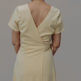 FIONA Wrapdress (reversible) Butter
