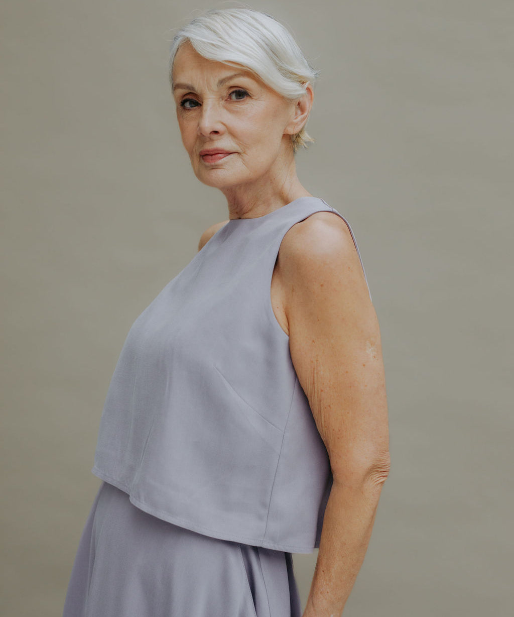 MARTHA Top Light Lavender