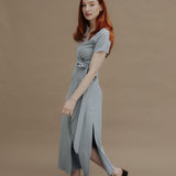FIONA Wrapdress (reversible) Sky