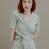 EWA Wrapblouse Mint