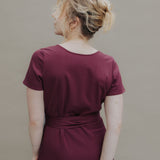 FIONA Wrapdress (reversible) Pinot