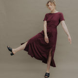 FIONA Wrapdress (reversible) Pinot