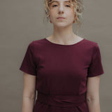 FIONA Wrapdress (reversible) Pinot