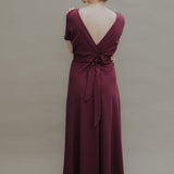 FIONA Wrapdress (reversible) Pinot