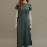 FIONA Wrapdress (reversible) Emerald