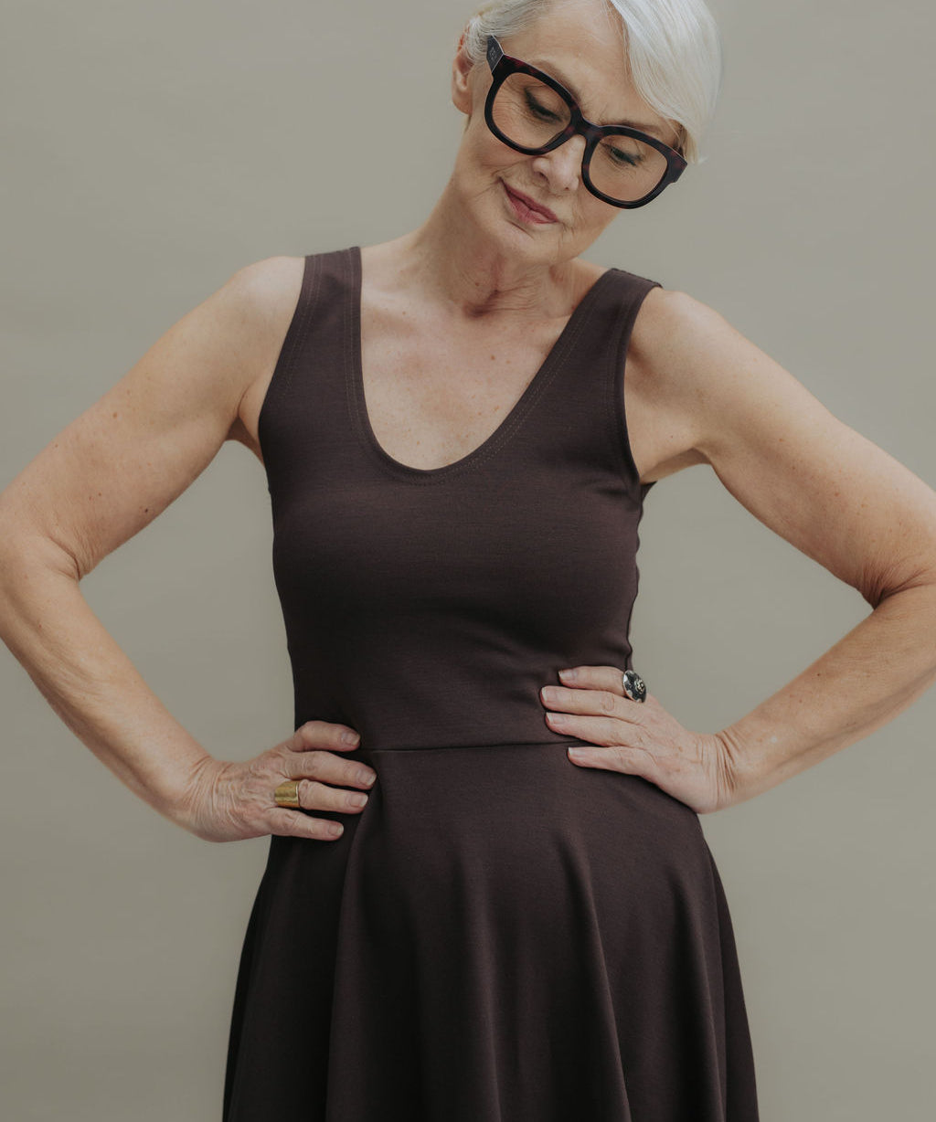 OLIVIA Dress Espresso