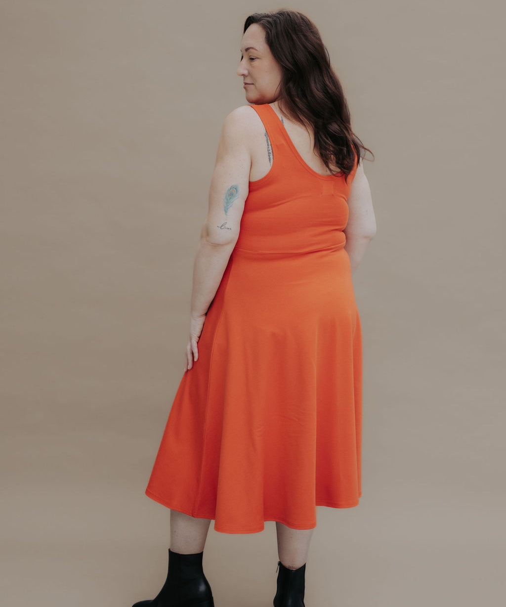 OLIVIA Dress Spicy Pumpkin