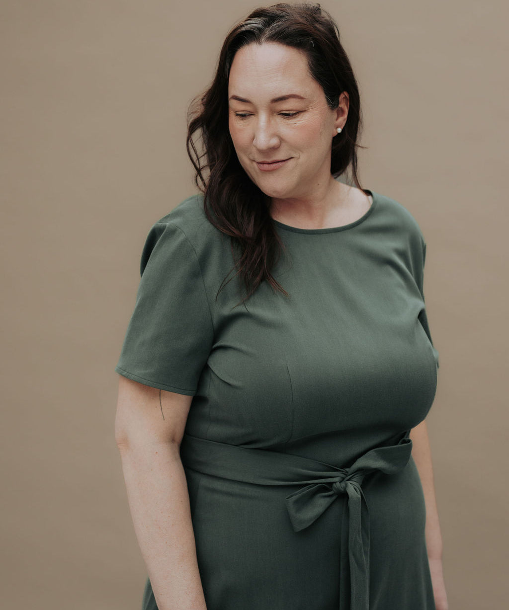 FIONA Wrapdress (reversible) Emerald