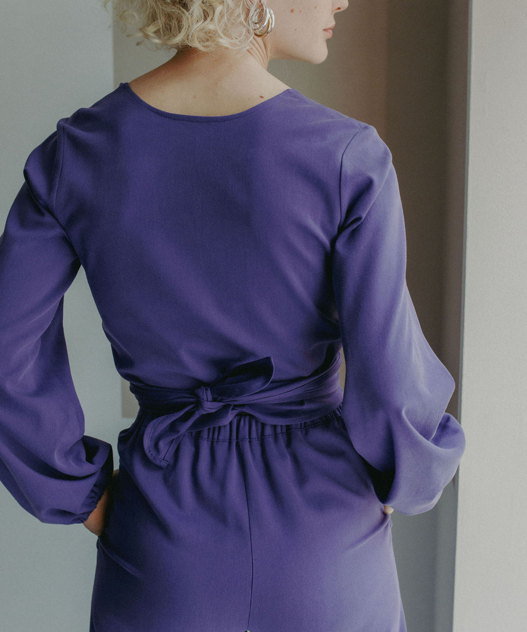 PAMINA Wraptop (reversible) Pansy Purple