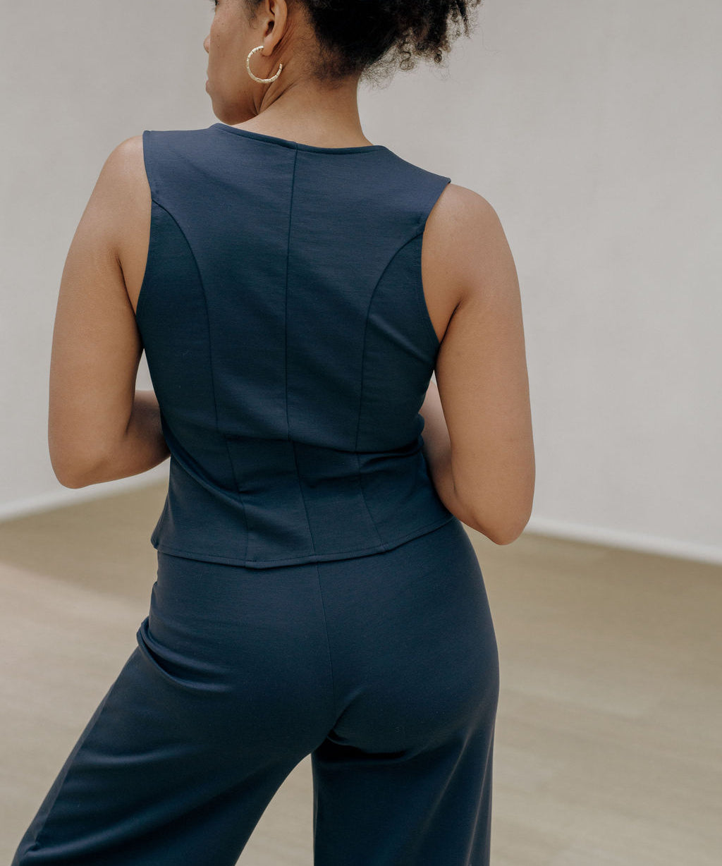 VIOLETTA Pants Midnight