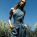 CARLOTTA Shorts Steel