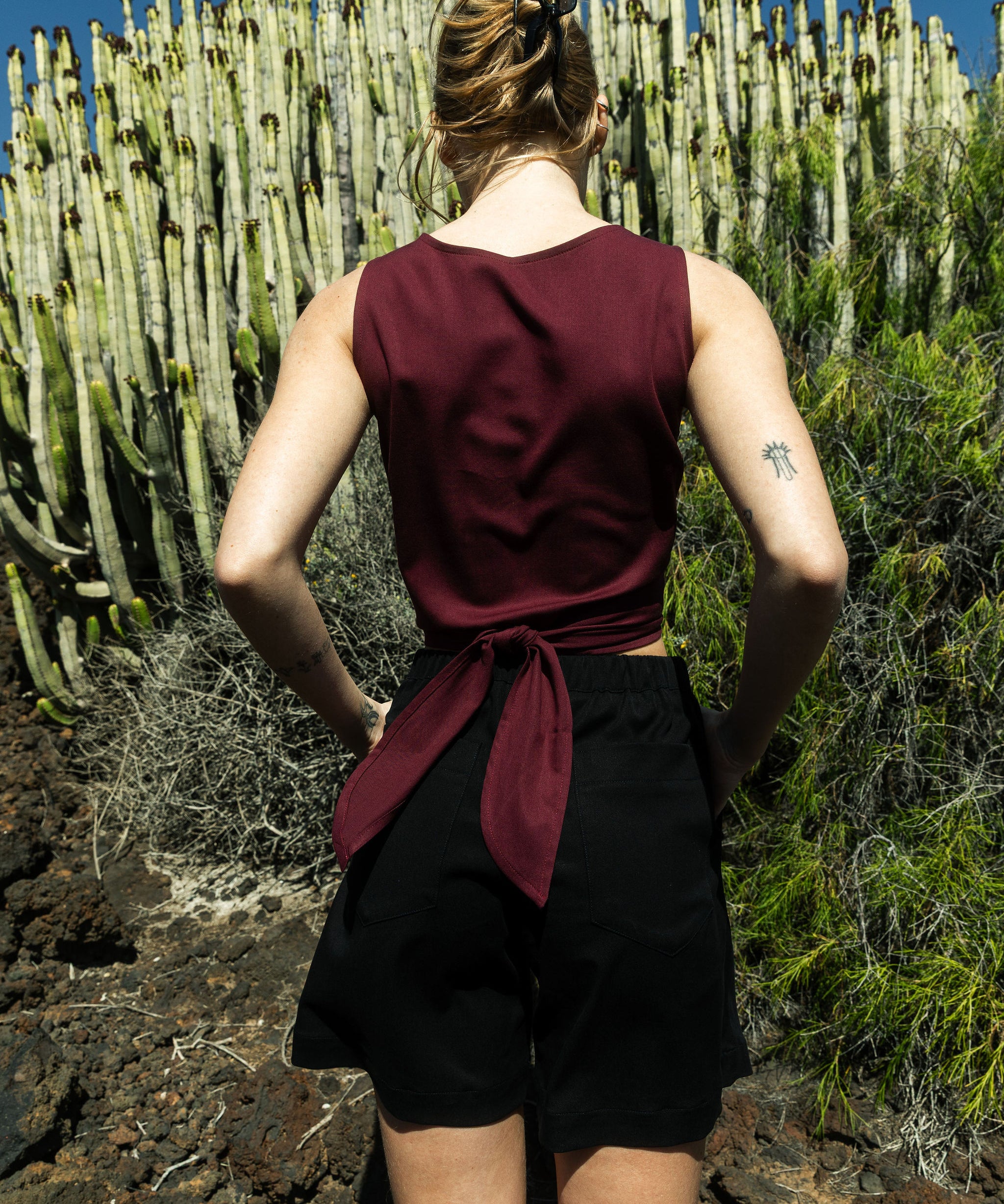 CARLOTTA Shorts Black
